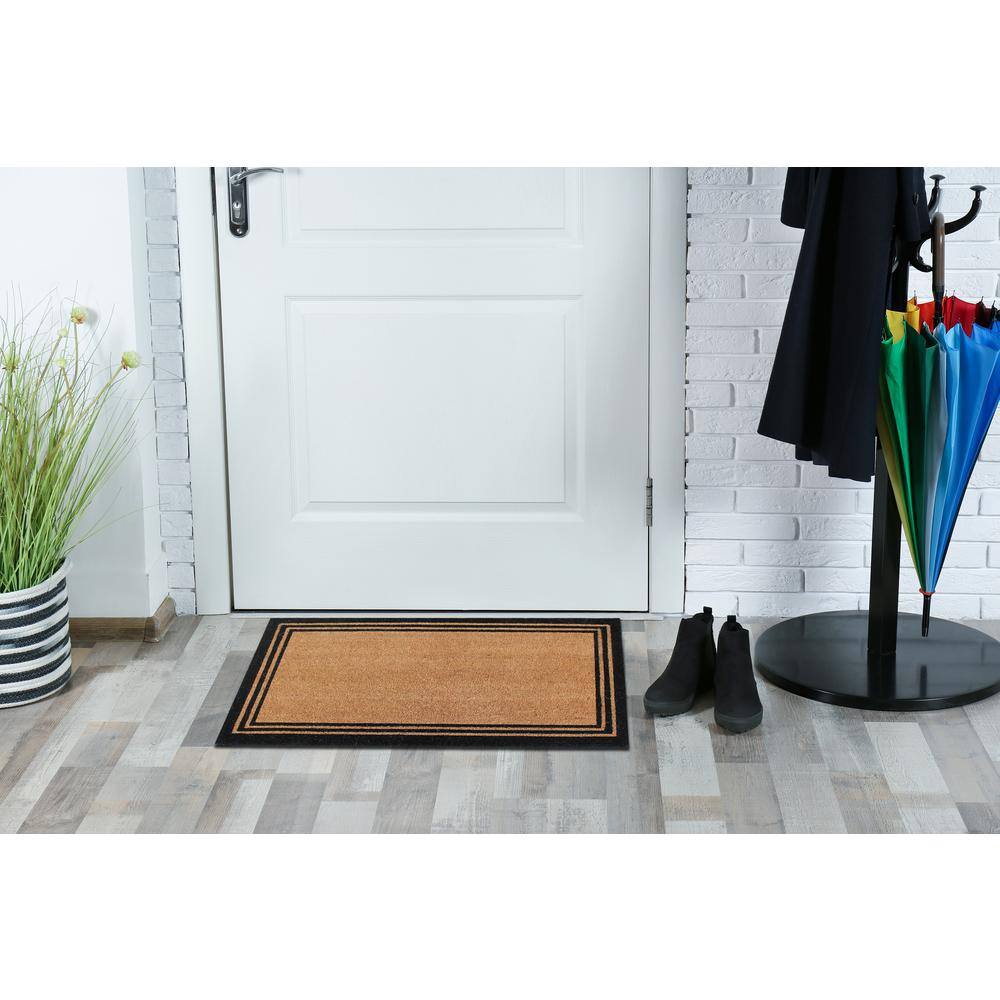 Personalized Classic Border Coir Outdoor Doormat, 18" x 30"