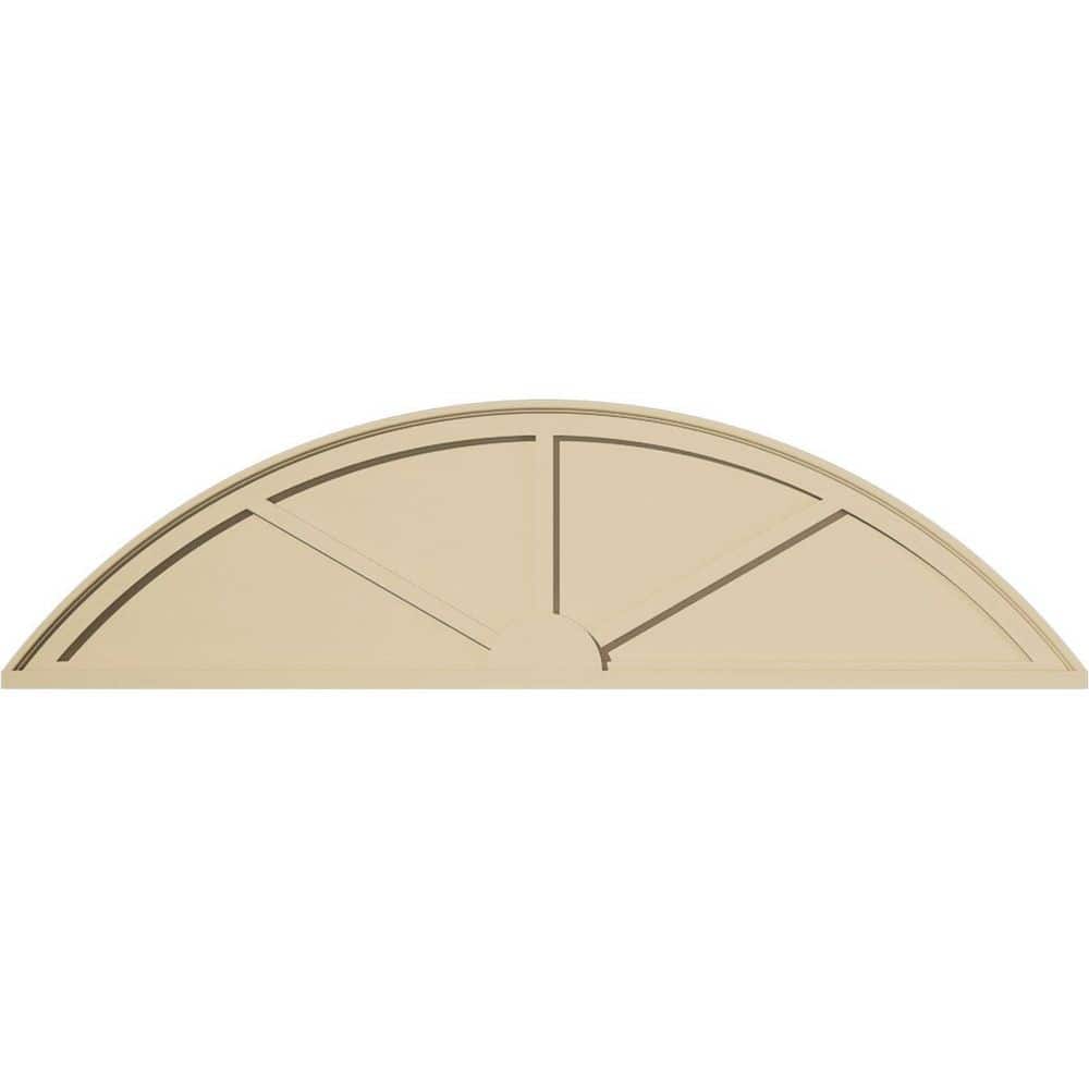 62-in. W x 16-1/2-in. H x 2-in. P Segment Arch 3 Spoke Signature Urethane Pediment, Primed Tan price history on PriceWatchPro