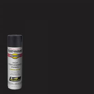 15 oz. High Performance Enamel Semi-Gloss Black Spray Paint (6-Pack)