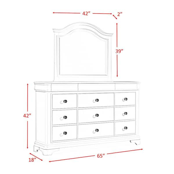 Mason White 7-Drawer Dresser + Reviews