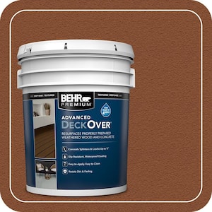 5 gal. #SC-122 Redwood Naturaltone Textured Solid Color Exterior Wood and Concrete Coating