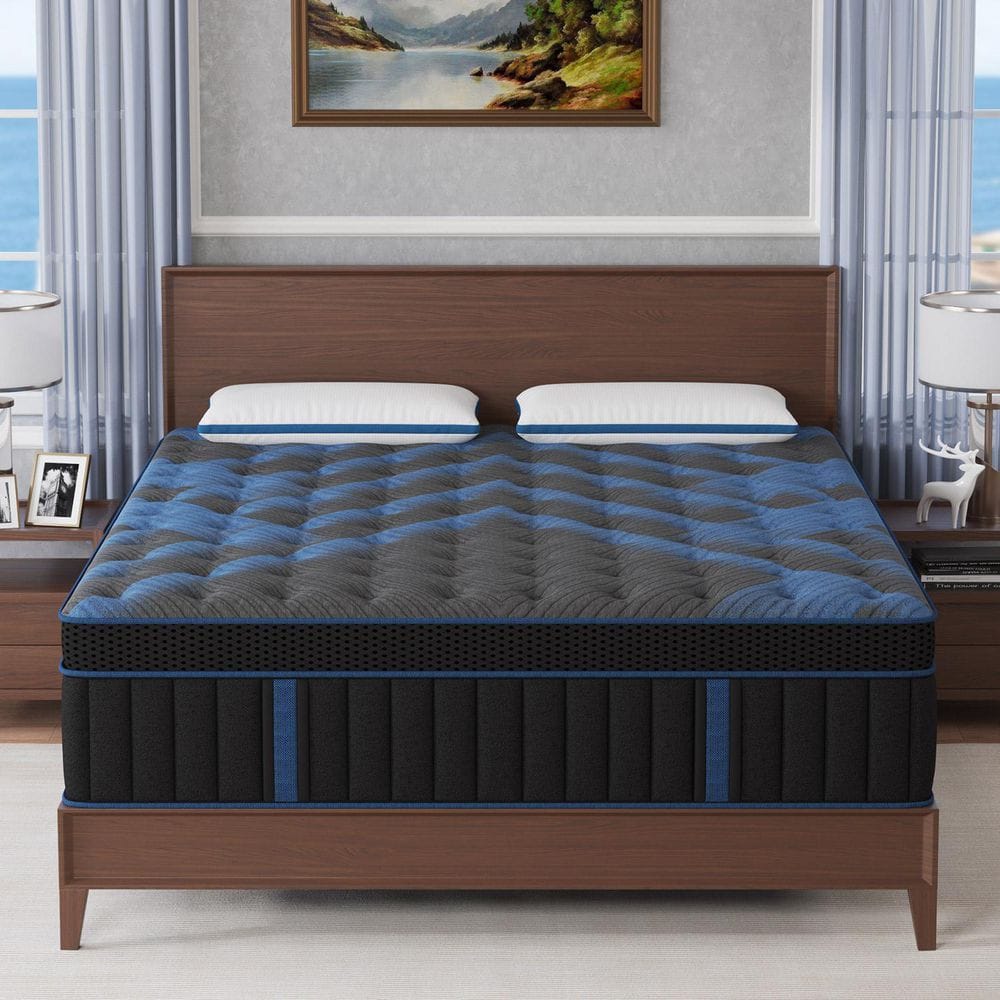 Skyhedon Queen Size Medium Firm 14 in. Memory Foam Hybrid Mattress
