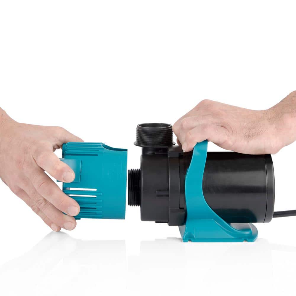 3000 GPH Teal Energy-Saving Outdoor Pump with Mesh Bag
