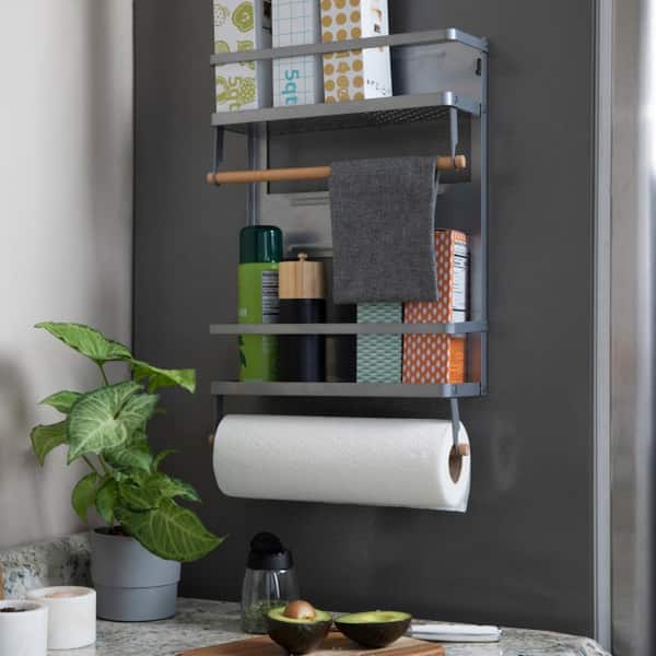 Magnetic Spice Rack Magnetic Paper Towel Holder For Fridge 1pc