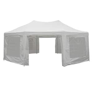 22 ft. x 16 ft. White Octagonal Party Wedding Tent