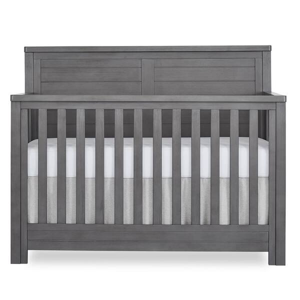 weathered gray crib