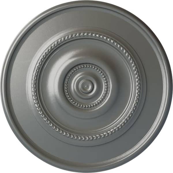 Ekena Millwork 29-1/4 in. x 2 in. Darnay Urethane Ceiling (Fits Canopies up to 7-1/4 in.), Copper Green Patina
