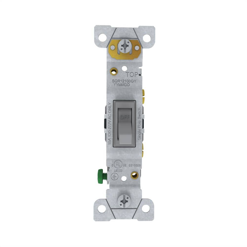 15 Amp Single-Pole Light Switch Residential Gray price history on PriceWatchPro