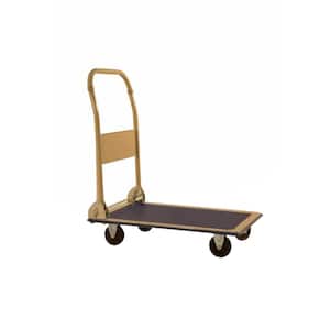 Folding Handle Platform Cart
