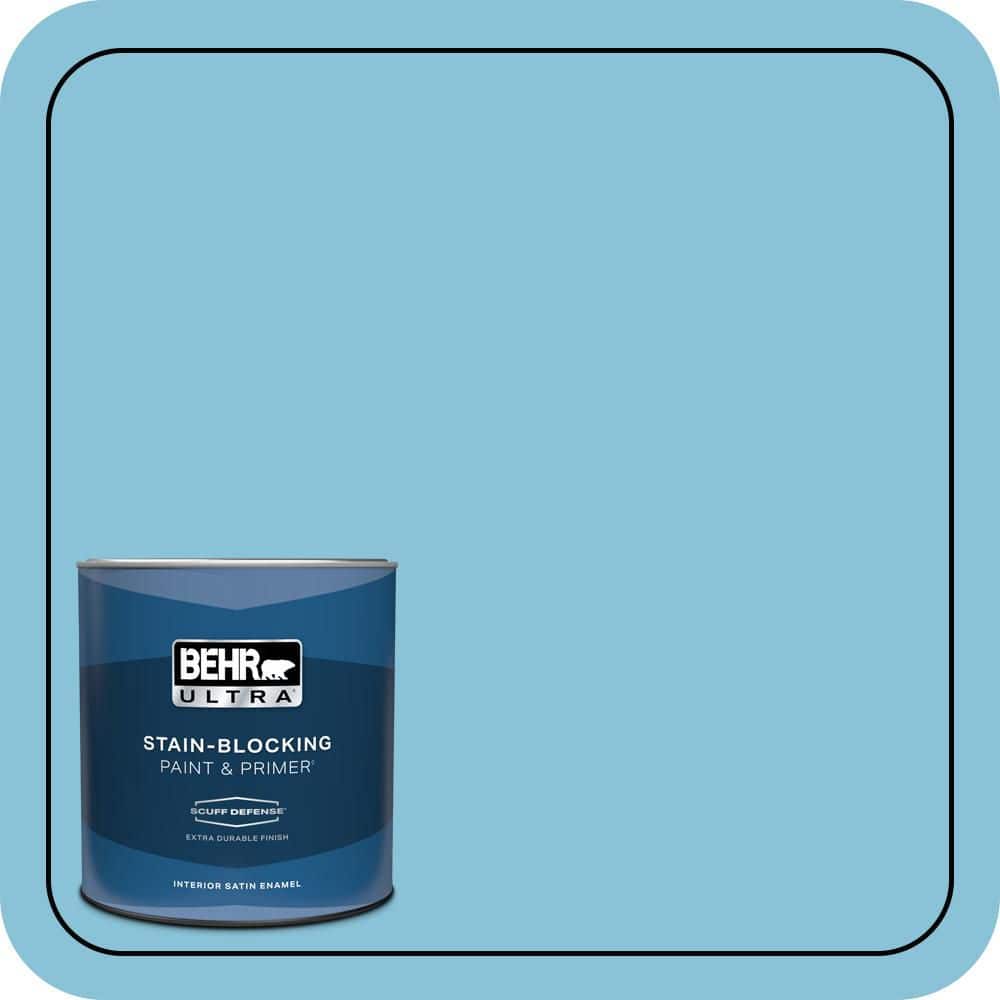 1 qt. #540D-4 Dreaming Blue Extra Durable Satin Enamel Interior Paint & Primer price history on PriceWatchPro