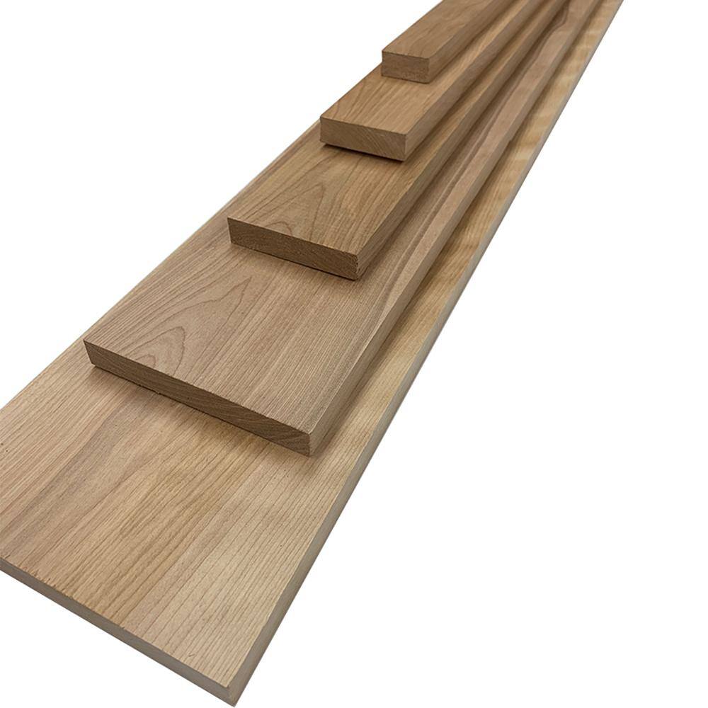 Swaner Hardwood Birch Board 1 in. x 4 in. x R/L; Actual 0.75