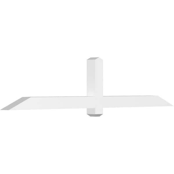Ekena Millwork Eugene 84 in. W x 17.5 in. H x 4 in. D Signature Polyurethane Bracket