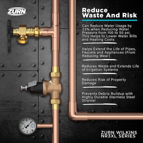 Zurn Wilkins RK12-600XL 1/2 In Pressure Reducing Valve Kit - View #11