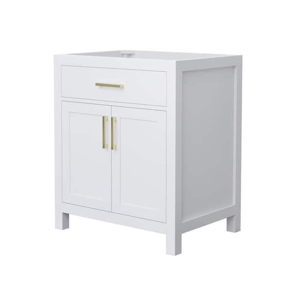 Beckett 29.25 in. Bath Vanity Cabinet without Top in White