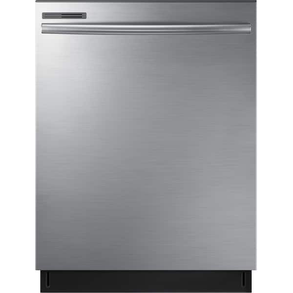 Samsung 24 in. Top Control Dishwasher with Stainless Steel Interior Door and Plastic Tall Tub in Stainless Steel, 55 dBA