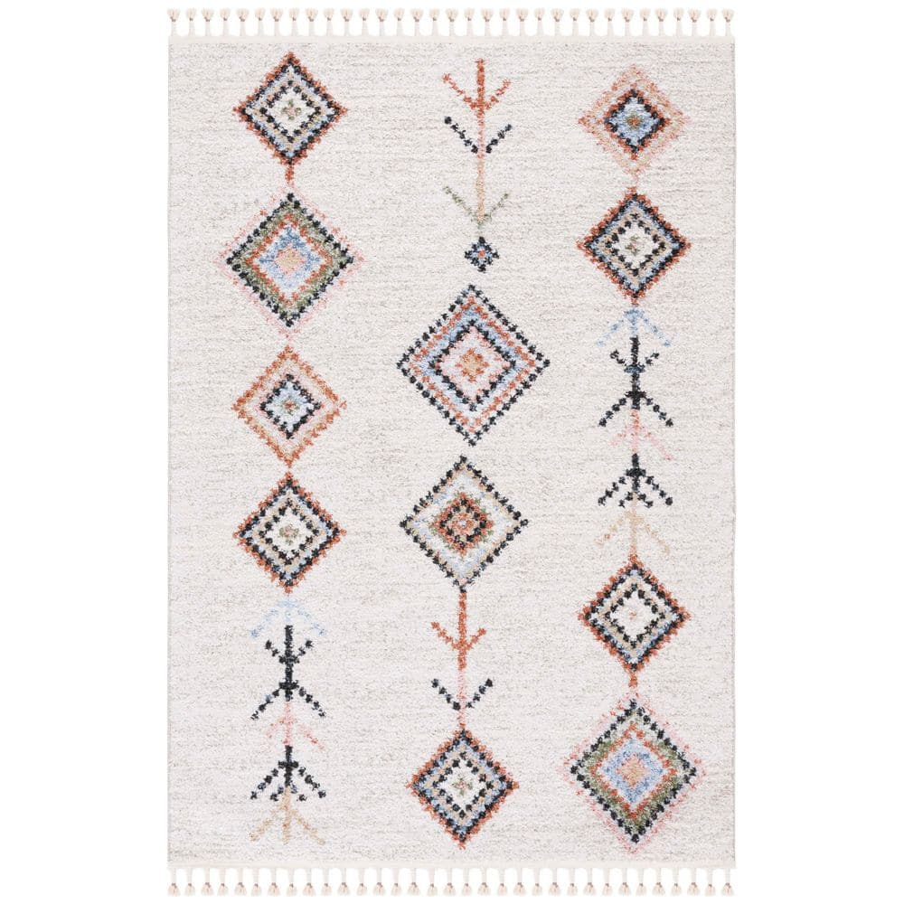 Chapel 8 ft. x 10 ft. Ivory/Black Diamond Running Striped Area Rug price history on PriceWatchPro