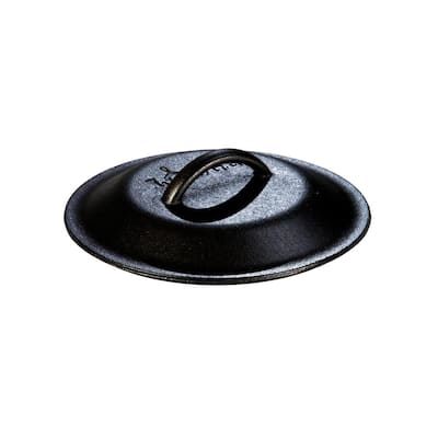 8 in. Lid for Cast Iron Skillet in Black