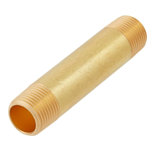 3/8 in. x 3 in. MIP Brass Nipple Fitting