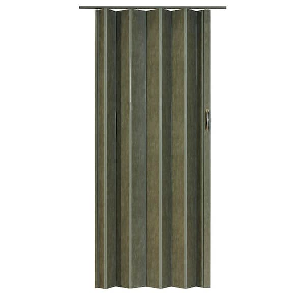 Berkshire 48 in. x 80 in. Loft Vinyl PVC Accordion Door with Hardware