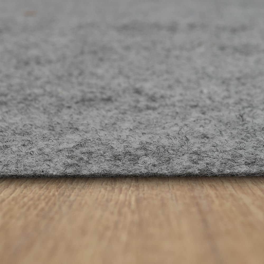 Durable Dual Surface 5x7 Low-Profile Rug Pad in Felt & Rubber