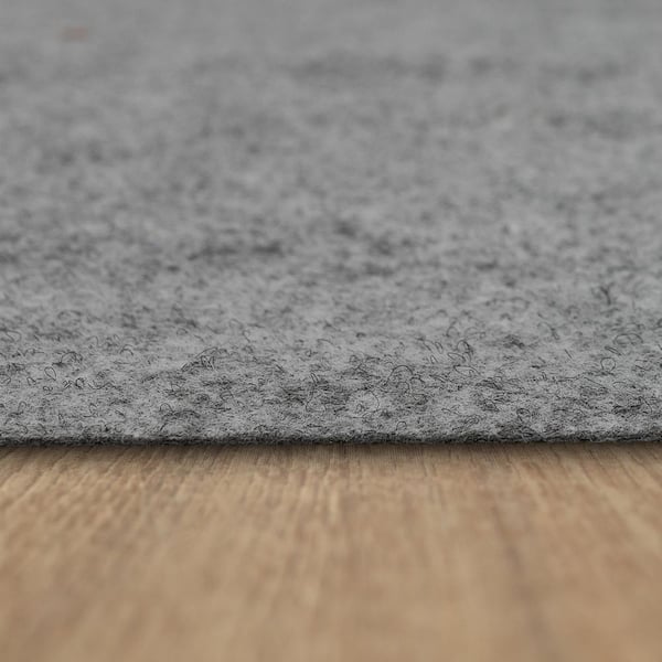 Mohawk Home 4 x 6 1/8 Low Profile Non Slip Rug Pad Felt + Rubber Gripper,  Great For High Traffic Areas -Safe For All Floors