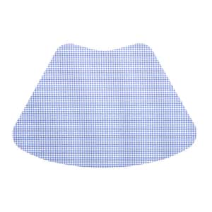Fishnet 19 in. x 13 in. Serenity PVC Covered Jute Wedge Placemat (Set of 6)