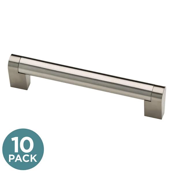 Liberty Liberty Stratford 5-1/16 in. (128 mm) Stainless Steel Cabinet Drawer Bar Pull (10-Pack)
