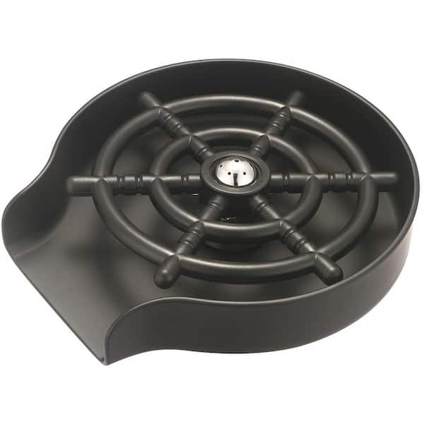 Olympia Faucets Fully Metal Glass Rinser in Matte Black