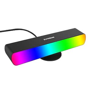10.5 in LED Black Light Bar with 16 Colors, Brightness Control, Sound Reactive Mode, Multi-Positional and Remote