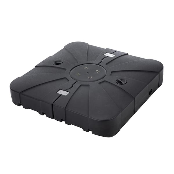 KBS0044U 220lbs Offset Cantilever Roma Pre-Assembled Patio Umbrella Base 34 in, Black