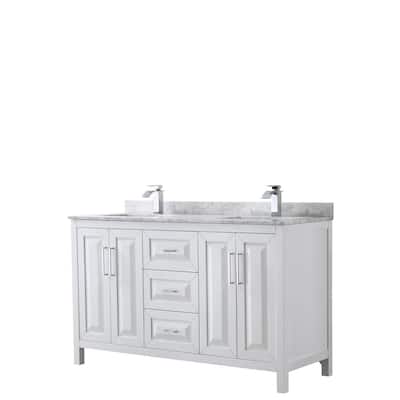 Wyndham Collection Daria 80 In Double, 80 Inch Double Vanity With Top