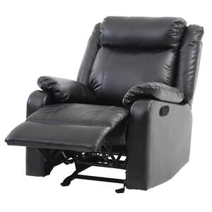 LACOO Big and Tall Black Power Lift Recliner Chair for Elderly with Massage  and Heat, Side Pockets and Cup Holders T-LR84LMP0 - The Home Depot