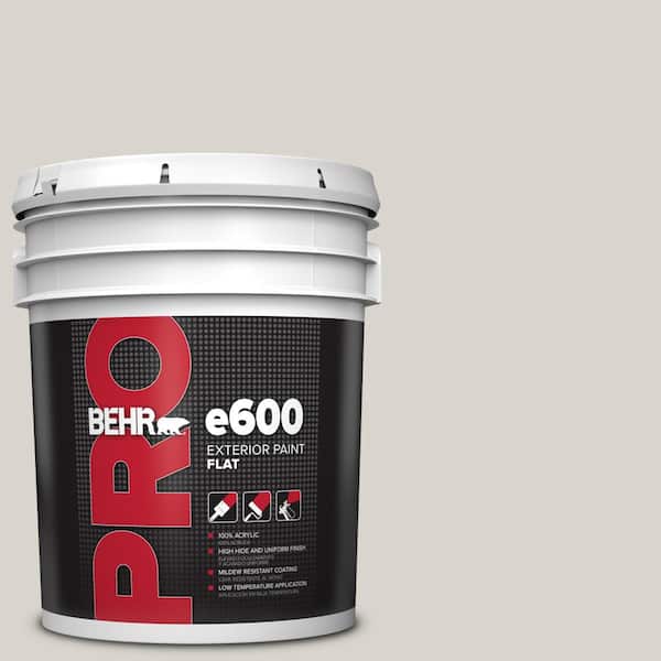 BEHR PRO 5 gal. #HDC-MD-21 Dove Flat Exterior Paint