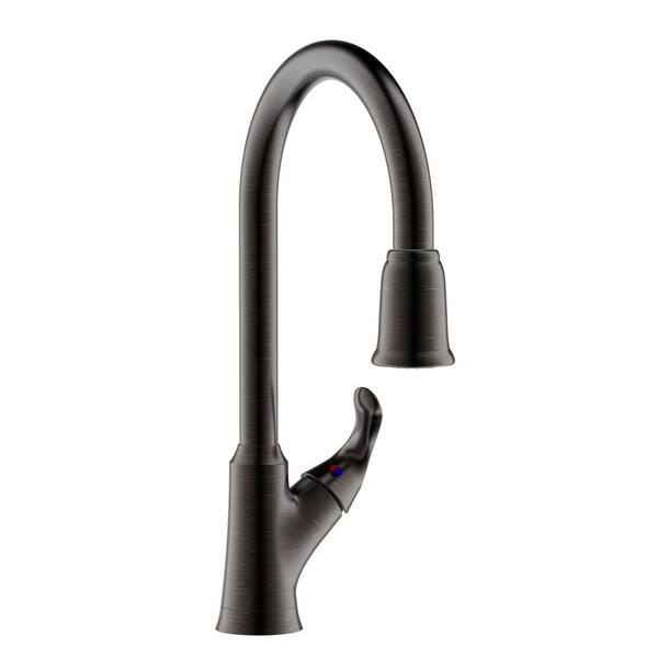 Fontaine By Italia Arts Et Metiers Single Handle 1 Or 3 Hole Pull Down Sprayer Kitchen Faucet In Oil Rubbed Bronze Mff Amk3 Orb The Home Depot
