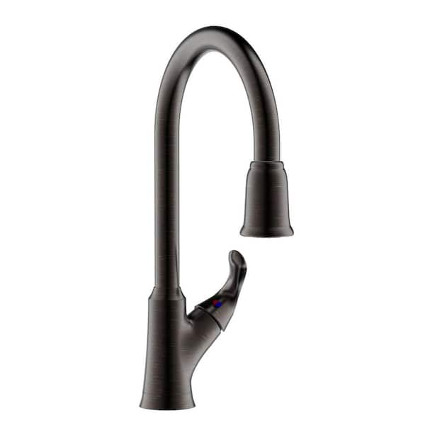 Fontaine by Italia Arts Et Metiers Single Handle 1 or 3 Hole Pull-Down Sprayer Kitchen Faucet in Oil Rubbed Bronze