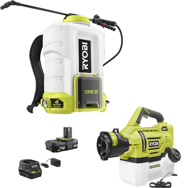 ONE+ 18-Volt Lithium-Ion Cordless 2 Gal. Chemical Sprayer with 2.0