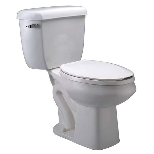 Zurn Eco Vantage 2-Piece 1.28 GPF Single Flush Elongated Pressure Assist Toilet in White