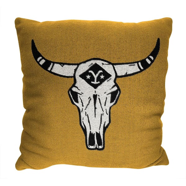 THE NORTHWEST GROUP Yellowstone Train Station Double Sided Jacquard Pillow