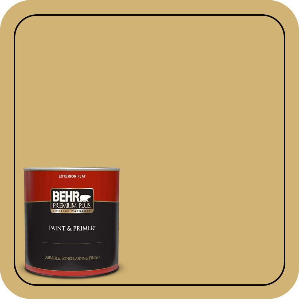 1 qt. #M320-5 Dried Chamomile Flat Exterior Paint & Primer price history on PriceWatchPro