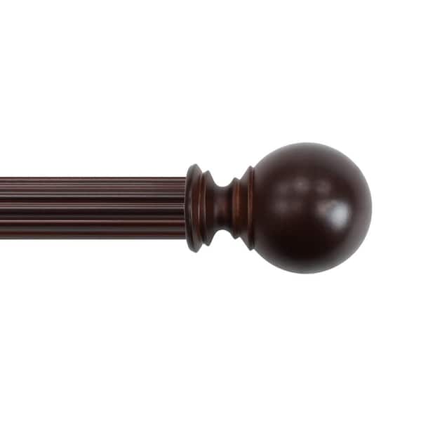 Home Décor Int'l Premium Ball Drapery Rod Set, 28-48