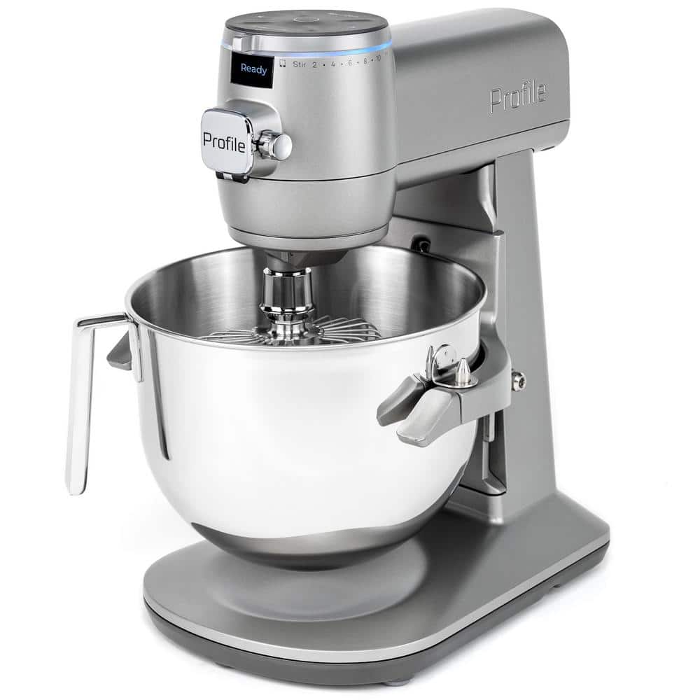 7 Qt. 11-Speed Silver Stand Mixer w/ Commercial Beater, Dough Hook, 11-Wire