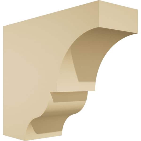 Ekena Millwork Standard Asheboro 4 in. W x 10 in. H x 12 in. D Signature Urethane Rafter Tail Outlooker