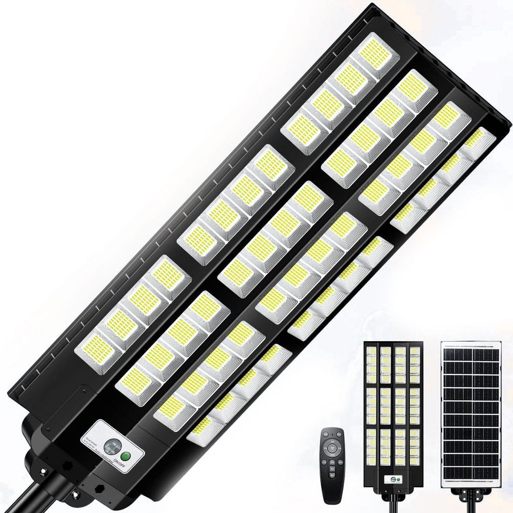 12000W 7500K LED Outdoor Solar Waterproof Dusk to Dawn Motion Sensor Work Light w/ Radar Motion Sensor, Remote Control price history on PriceWatchPro