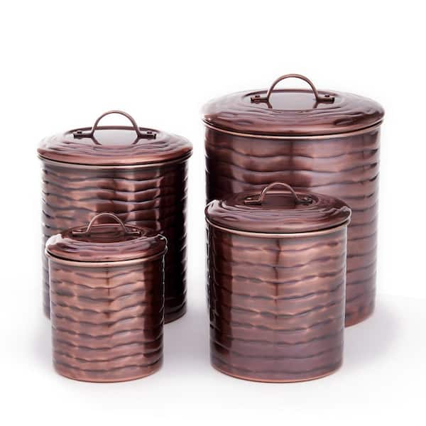 Hammered Copper Canister Set - Wayfair