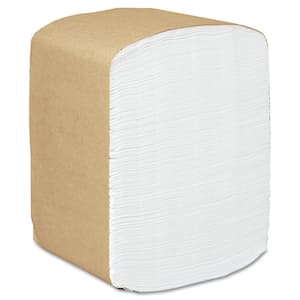 13 in. x 12 in. White 1-Ply Full-Fold Dispenser Napkins (375/Pack) (16 Packs Per Carton)