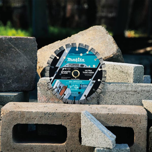 Makita 7 in. Thin Kerf Segmented Rim Diamond Blade E-23282 - The