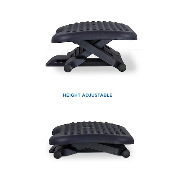 Mount-It Adjustable Foot Rest Under Desk: 6 Height Settings