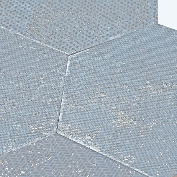 Apollo Tile Zenith 9 in. x 11 in. Textured Indigo Blue Porcelain