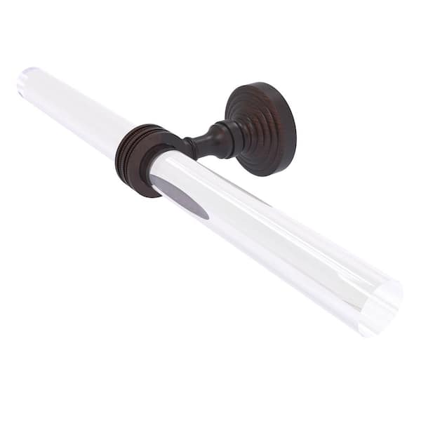 Allied Brass Pacific Grove Collection 13 in. Wall Mounted 2-Arm Guest Towel Holder with Dotted Accents in Venetian Bronze