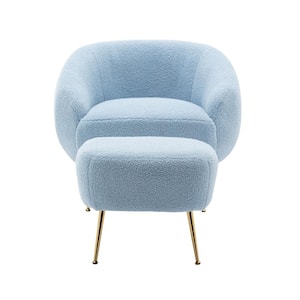 Blue best sale lounge chair